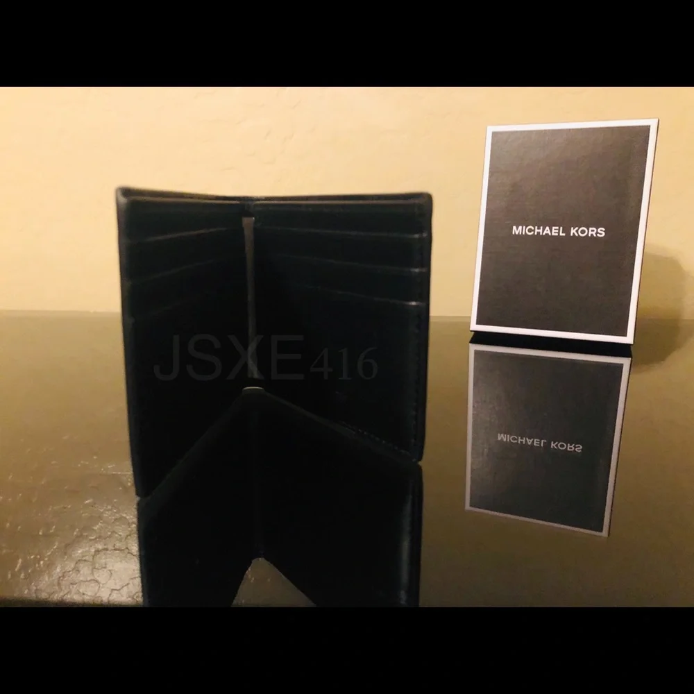 Michael Kors Metallic Slim Wallet, NWT